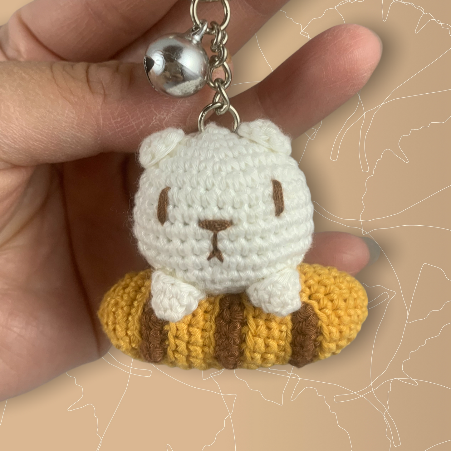 Hungry Kitty Keychain